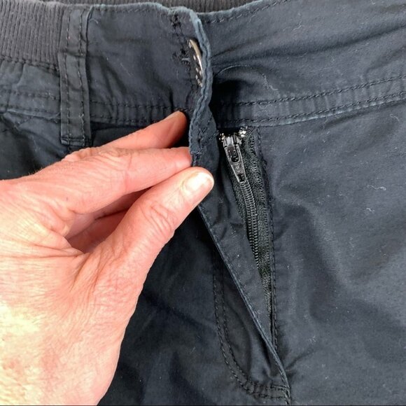 CHICO'S Black Long Bermuda Shorts - Picture 9 of 11